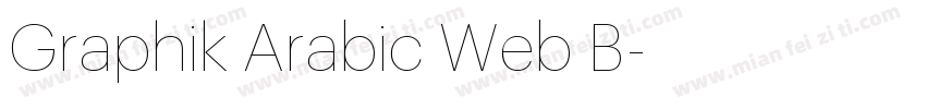 Graphik Arabic Web B字体转换
